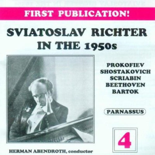 Richter / Prokofiev / Shostakovich / Beethoven - Sviatoslav Richter In The 50's 4 - Music CD
