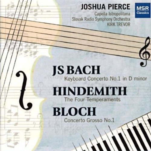 Bach / Hindemith / Bloch / Pierce - Joshua Pierce Plays Bach Hindemith & Bloch - Music CD