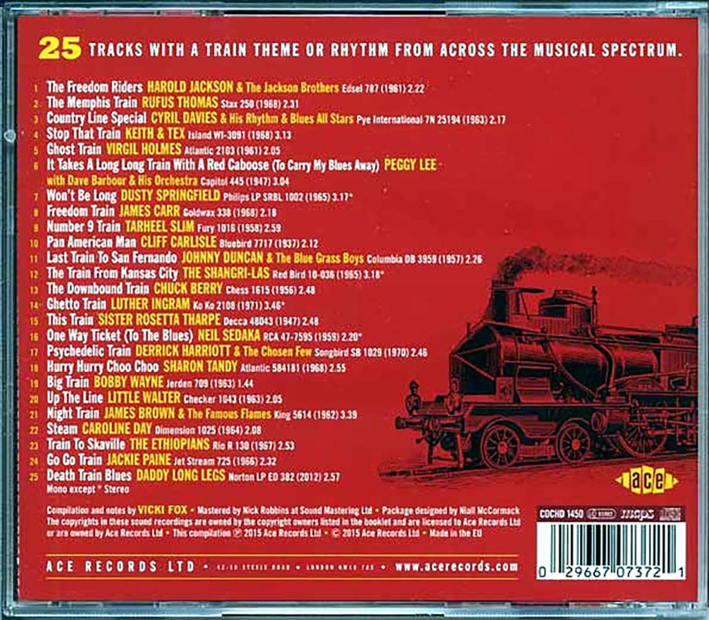 Various - All Aboard! 25 Train Tracks Calling At All Musical Stations (25 tracks) Music CD