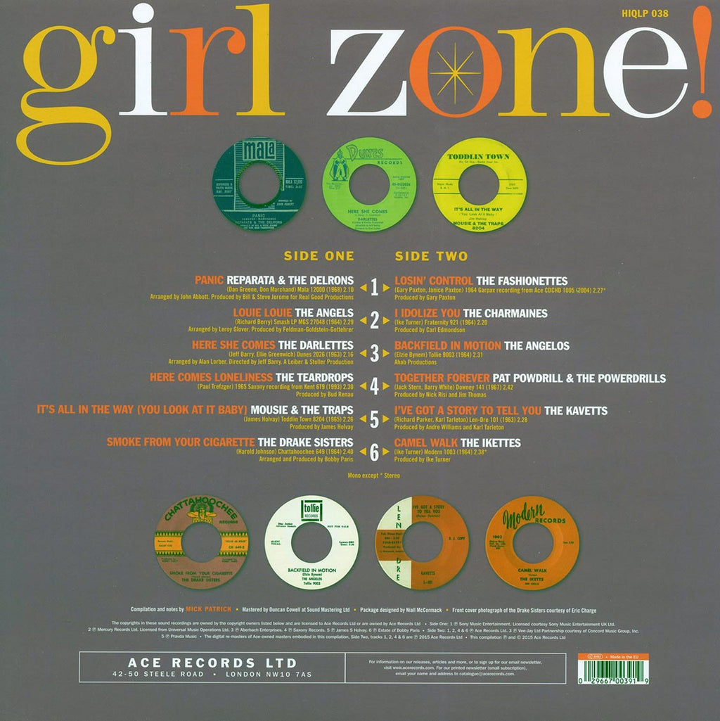 The Ikettes, The Fashionettes, The Darlettes, Etc. - Girl Zone! (180g) Vinyl Record