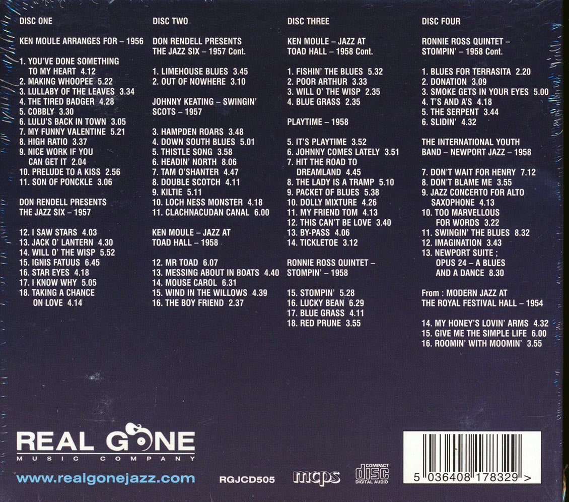 Ronnie Ross - 7 Classic Albums Plus Bonus Tracks (4xCD) (remastered) Music CD
