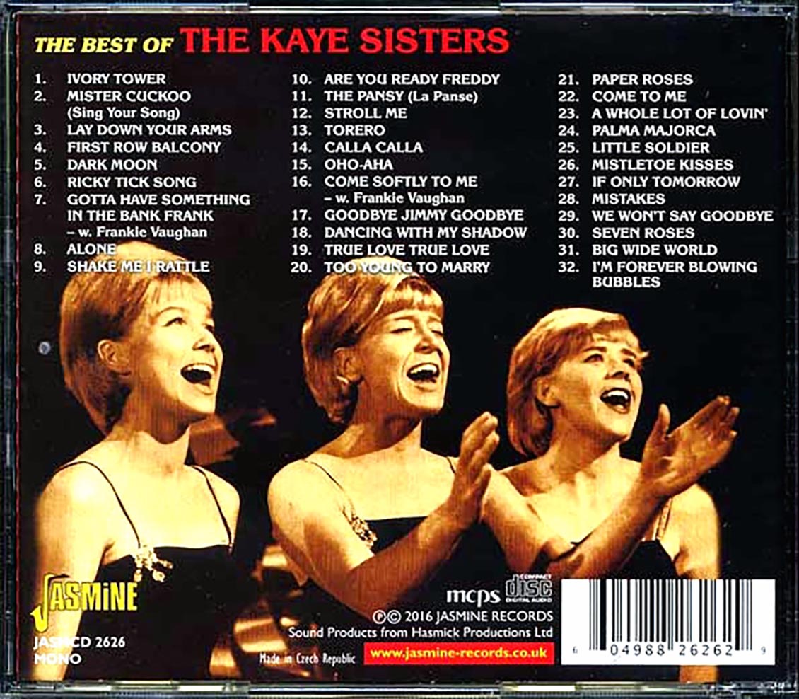 The Kaye Sisters - The Best Of The Kaye Sisters Music CD