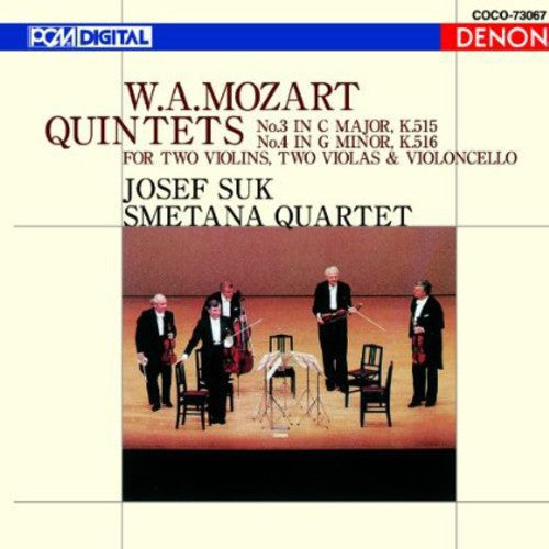 Smetana Quartet - Mozart: String Quintets No. 3 K. 515 & No. 4 K. 51 - Music CD