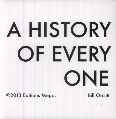 Orcutt,bill - History Of Every One - Vinyl Record