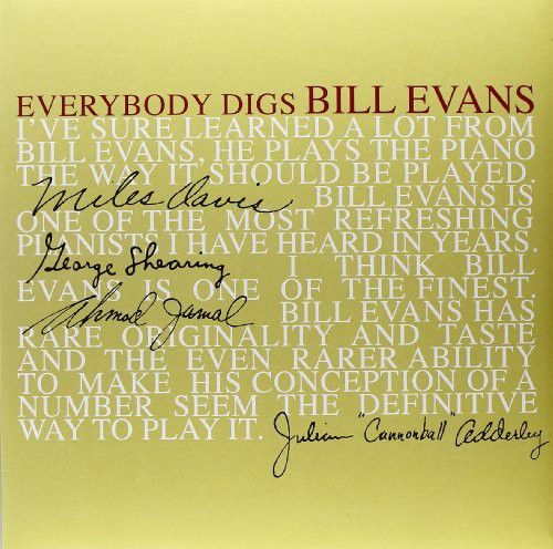 Evans,bill - Everybody Digs Bill Evans - Vinyl Record