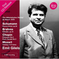 Schumann / Gilels,emil - Legacy: Gilels Abbotsholme Recital - Music CD