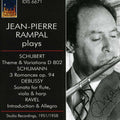 Schubert / Rampal - Jean-pierre Rampal Plays Schumann Debussy Ravel - Music CD