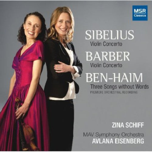 Sibelius / Ben-haim / Barber / Schiff - Violin Concertos - Music CD