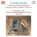 Lutoslawski / Bauer / Wit - Concerto For Cello & Orchestra / Novelette - Music CD