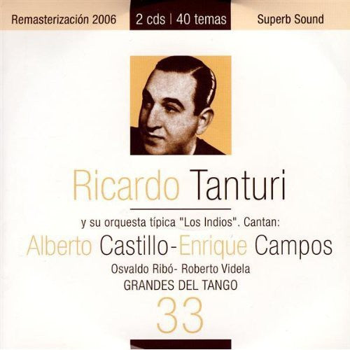 Tanturi,ricardo - Grandes Del Tango 33 - Music CD