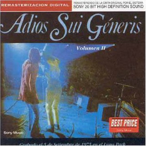 Sui Generis - Adios Sui Generis 2 - Music CD
