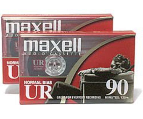 Maxell 108527 Ur-90 Audio Cassettes 90 Min 2 Pack - Maxell 108527 Ur-90 Audio Cassettes 90 Min 2 Pack - Audio Cassette