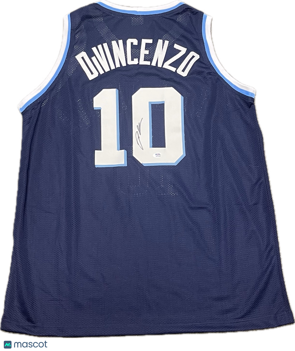 Donte Divencenzo Signed Jersey PSA Villanova Wildcats Autographed