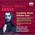 Ernst / Lupu / Orchestra Da Camera / Hobson - Complete Music 4 - Music CD