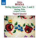 Rozsa / Tippett String Quartet - String Quartets Nos 1 & 2 / String Trio - Music CD