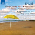 Faure / Kungsbacka Trio / Dukes - Piano Quartet No 1 / Piano Trio - Music CD