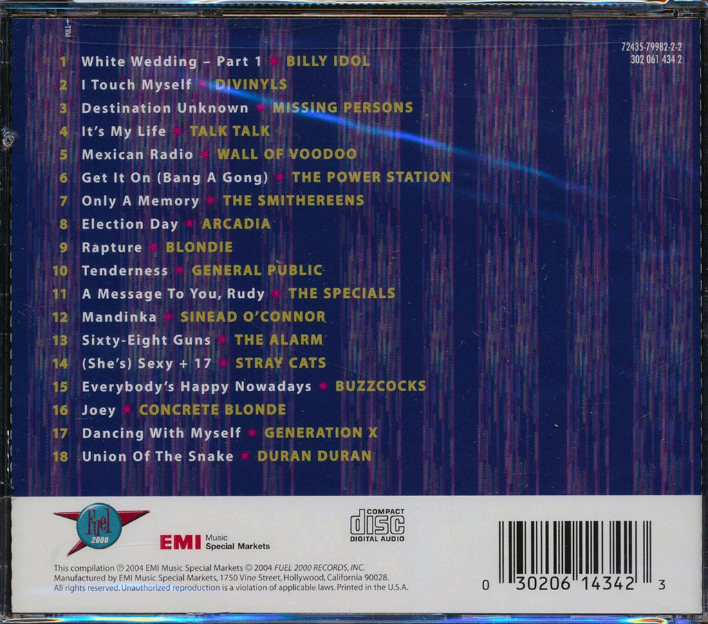 Duran Duran, Billy Idol, Blondie, Stray Cats, Etc. - Absolutely The Best Of Modern Rock: 18 Hits (marked/ltd stock) Music CD