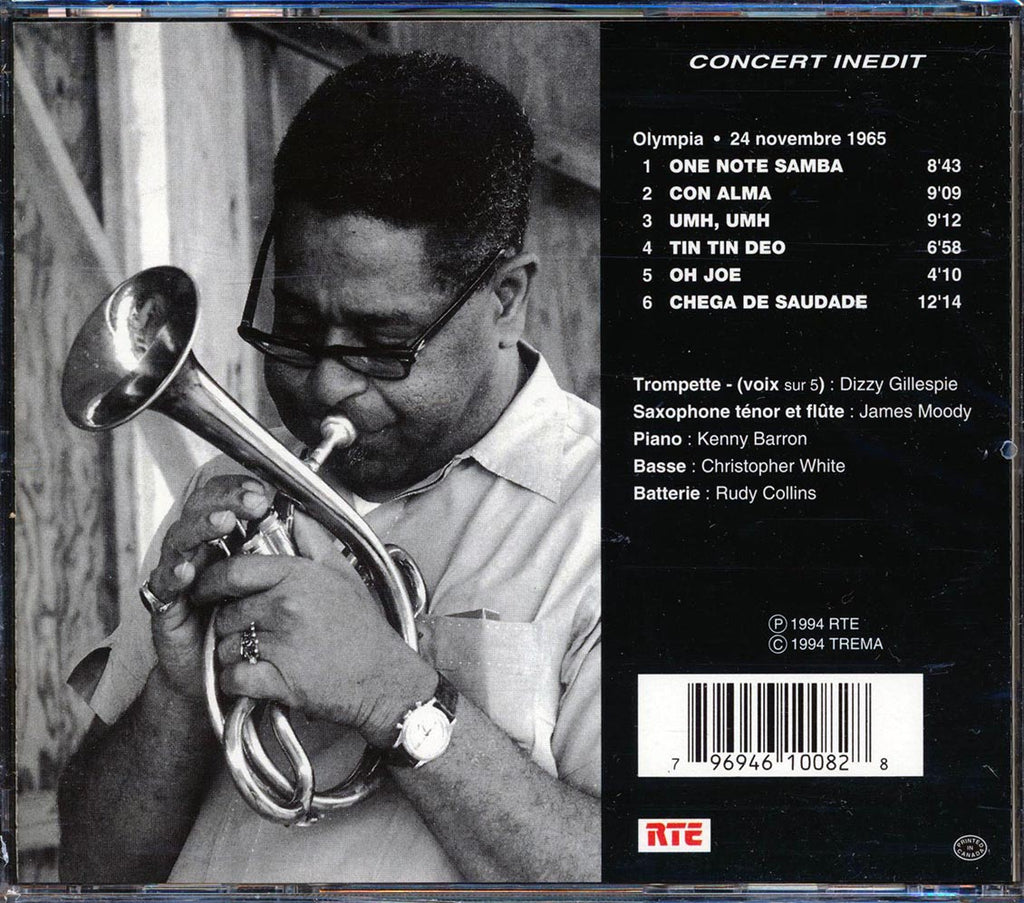Dizzy Gillespie & His Quintet - En Concert Avec Europe1: Olympia, 24 Novembre, 1965 Music CD