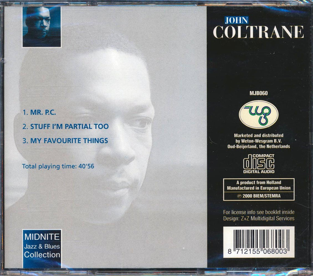 John Coltrane - My Favourite Things Music CD