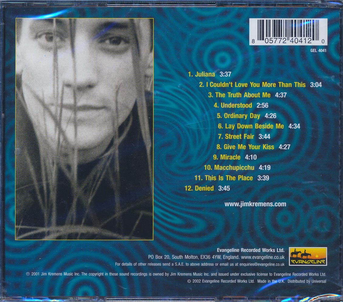 Jim Kremens - Spun Music CD