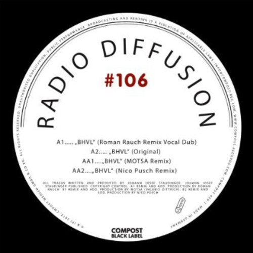Radio Diffusion - Compost Black Label 106 - Vinyl Record