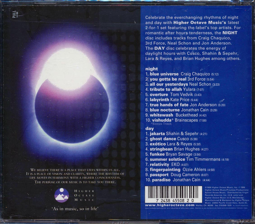 Neal Schon, Brian Hughes, EKO, Brainscapes, Etc. - Night + Day (20 tracks) (2xCD) Music CD