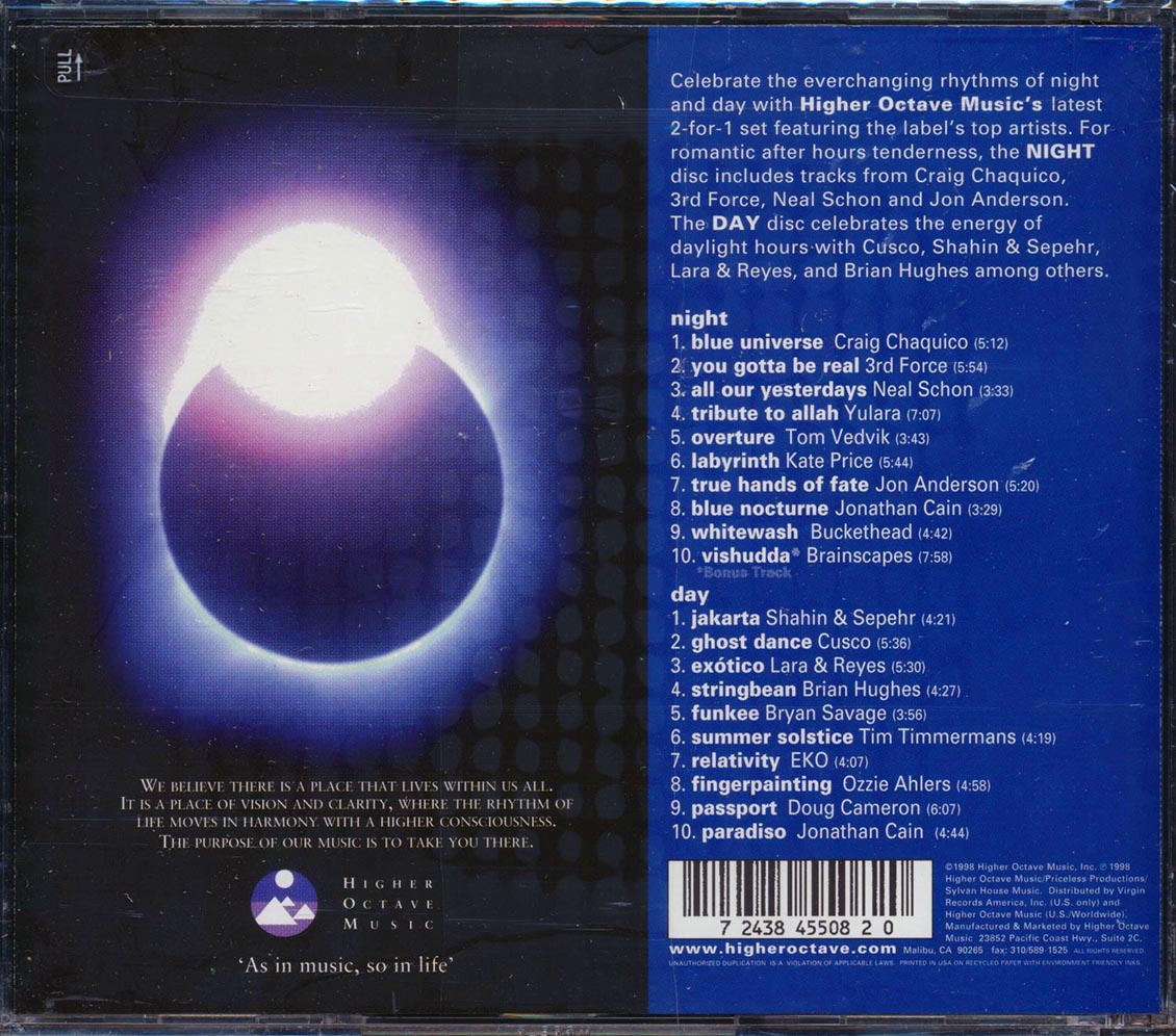 Neal Schon, Brian Hughes, EKO, Brainscapes, Etc. - Night + Day (20 tracks) (2xCD) Music CD