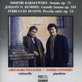 Kabalewsky / Pestalozzi / D'onofrio - Sonata Op 71 / Grande Sonata Op 104 - Music CD