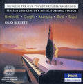Rieti / Duo Bertetti - Italian 20th Century Music For Two Pianos - Music CD