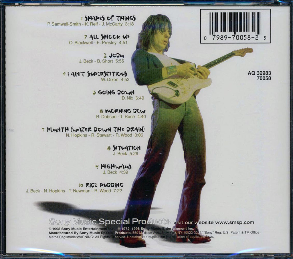 Jeff Beck - Shapes Of Things Music CD