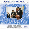 Sammartini / Mercelli / Paternoster - Sonate Per Flauto E Basso Continuo Op 2 Nn 7-12 - Music CD