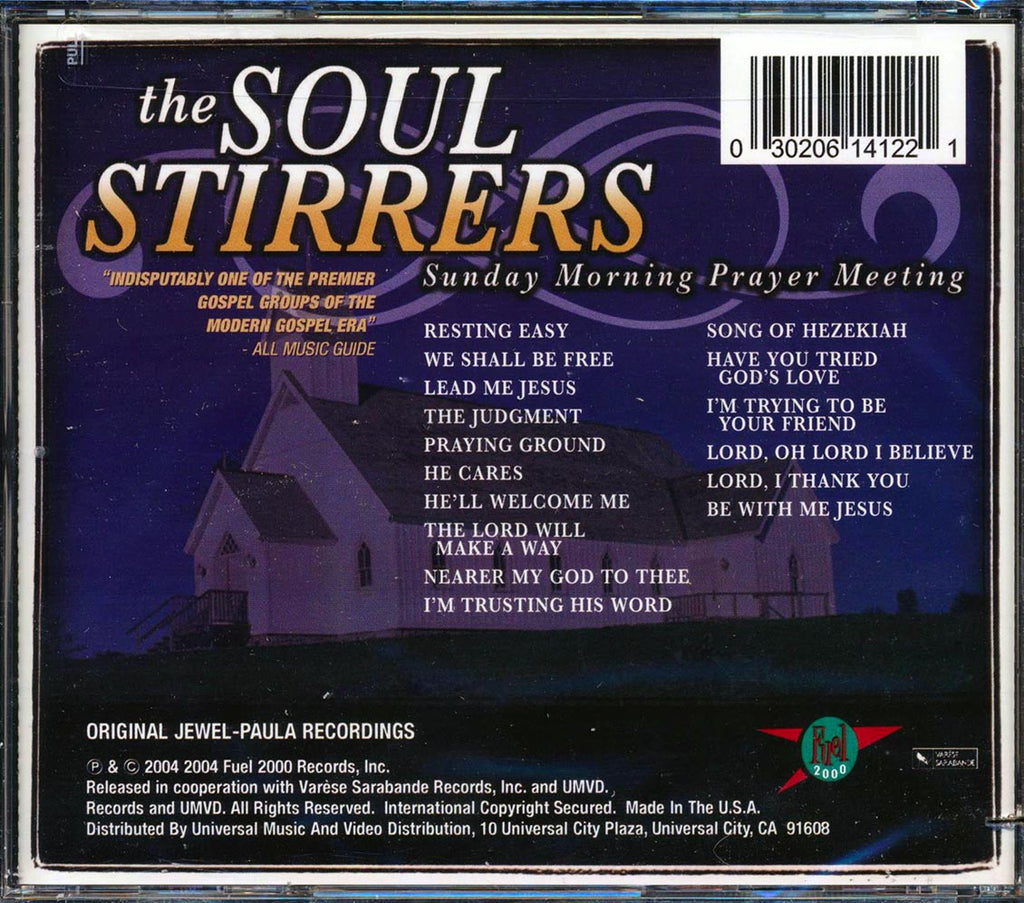 The Soul Stirrers - Sunday Morning Prayer Meeting (marked/ltd stock) Music CD