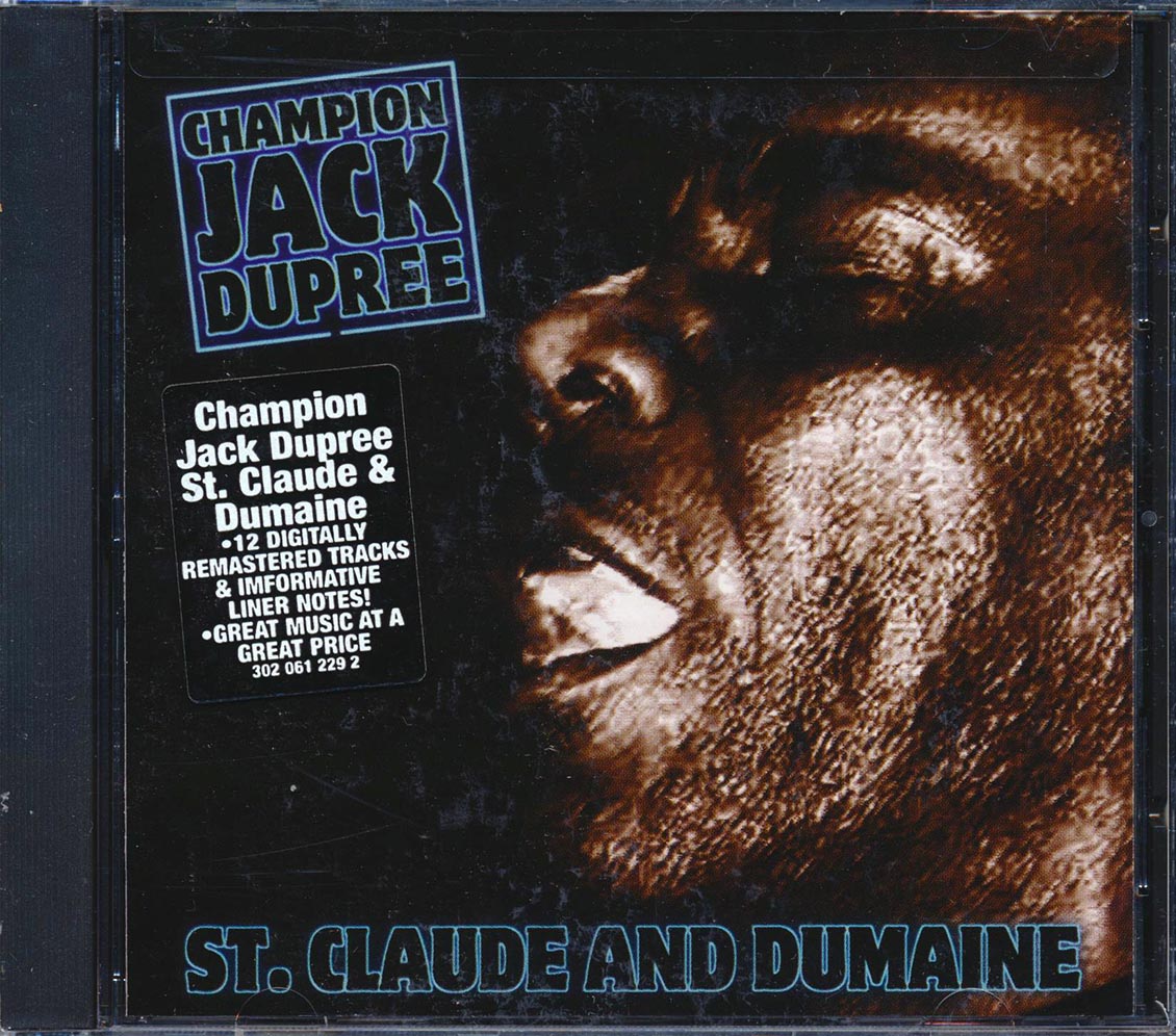 Champion Jack Dupree - St. Claude And Dumaine (marked/ltd stock) (remastered) Music CD