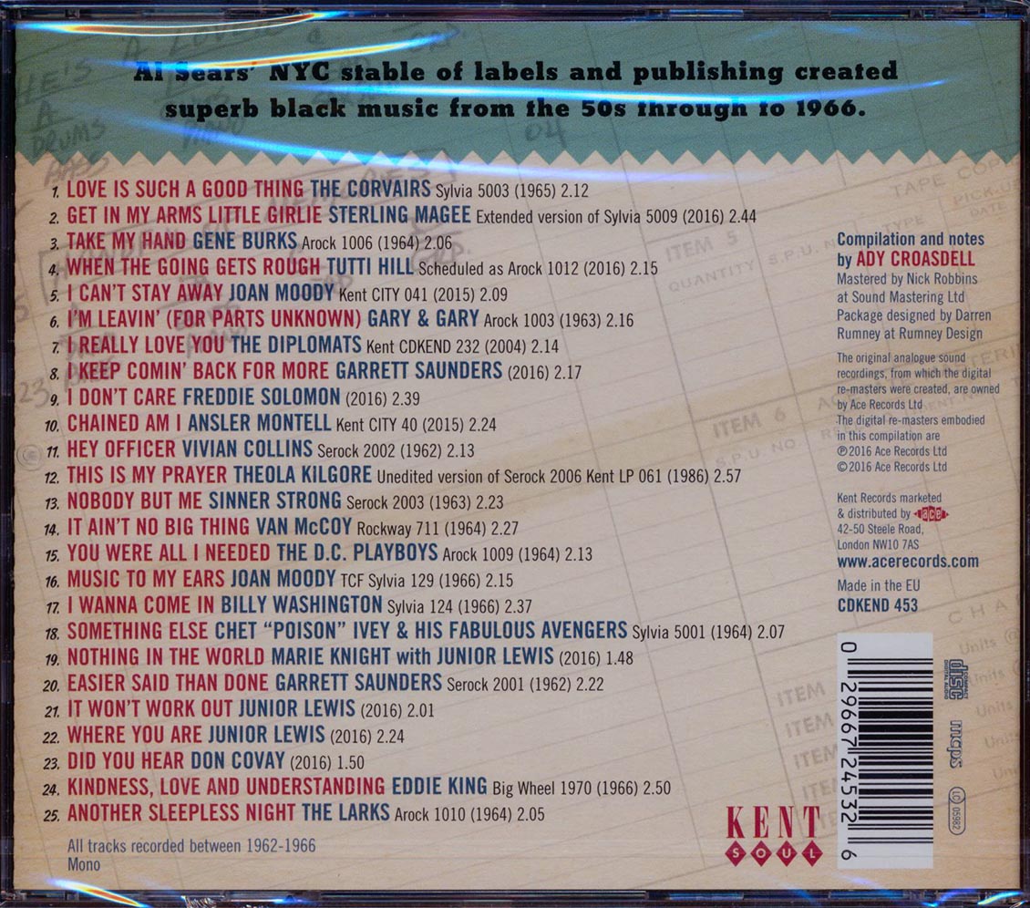 Various - The Arock, Serock, Sylvia: Soul Story Continued Music CD