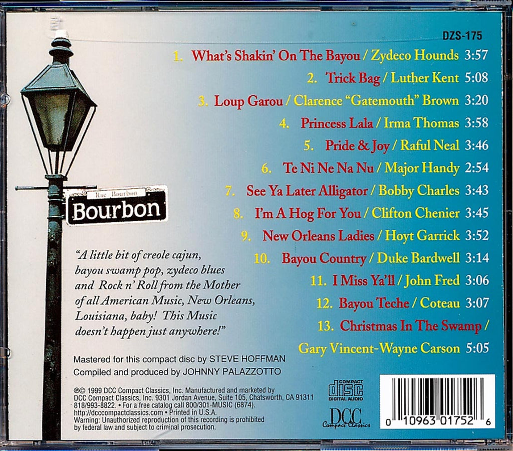 Clarence Gatemouth Brown, Clifton Chenier, Irma Thomas, Etc. - Back To The Big Easy: Music From New Orleans (marked/ltd stock) Music CD