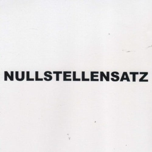 Nullstellensatz - Nullstellensatz - Music CD