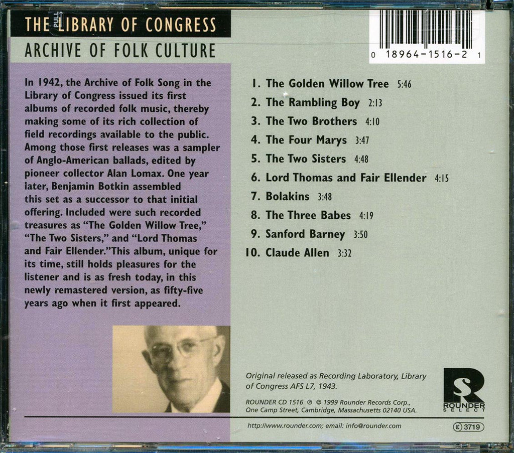 Various - Anglo-American Ballads Volume 2 (marked/ltd stock) Music CD