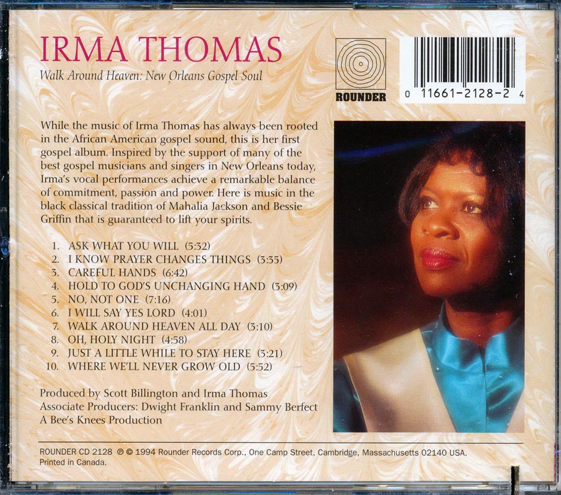 Irma Thomas - Walk Around Heaven: New Orleans Gospel Soul (marked/ltd stock) Music CD
