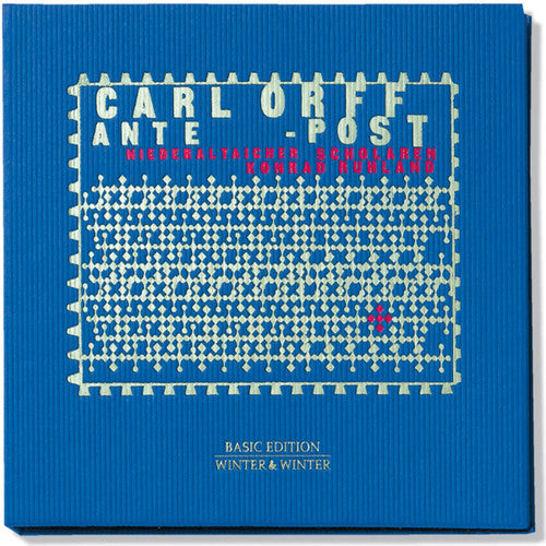 Orff / Scholaren / Ruhland - Ante Post - Music CD