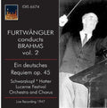 Brahms / Schwarzkopf / Lucerne Festival Orch - Wilhelm Furtwangler Conducts Brahms 2 - Music CD
