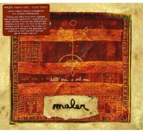 Maler - Dell'ora O Del Mai - Music CD