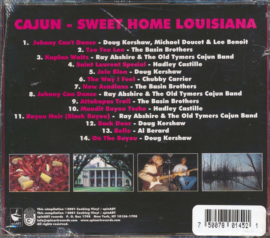 Doug Kershaw, The Basin Brothers, Etc. - Cajun: Sweet Home Louisiana, International Music Series (2xCD) (marked/ltd stock) Music CD