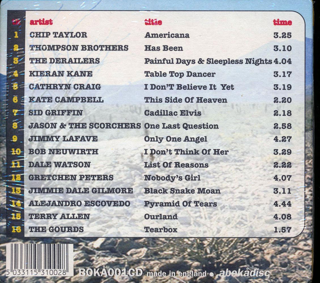 Jimmie Dale Gilmore, The Derailers, Kate Campbell, Etc. - Viva Americana (incl. large booklet) Music CD