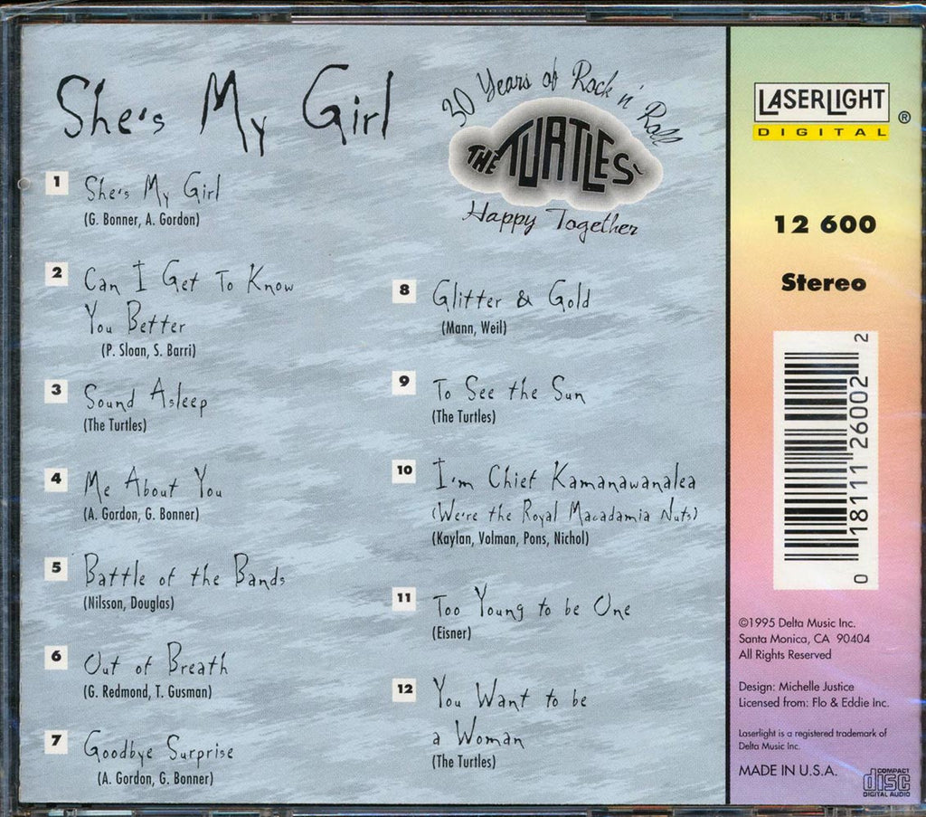 The Turtles - She's My Girl Music CD