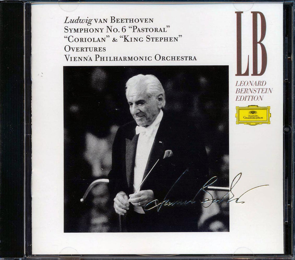 Leonard Bernstein - Beethoven: Symphony No. 6 Pastorale; Overtures Coriolan & Konig Stephan Music CD