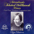 Schubert / Filatova,olga - First Prize Schubert Competition 2001 - Music CD