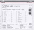 Ives / Lenz-kuhn / Crone - Lieder - Music CD
