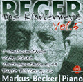 Reger / Becker,markus - Piano Works 5: Bunte Blatter Op 36 - Music CD