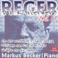 Reger / Becker - Piano Works 11 - Music CD