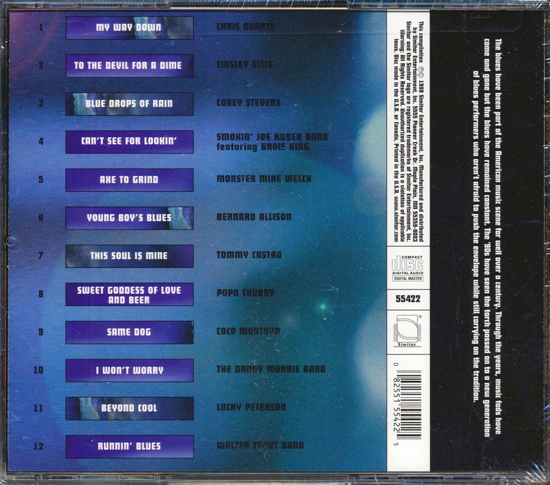 Corey Stevens, Tinsley Ellis, Chris Duarte, Etc. - Blues Next: The New Generation Music CD